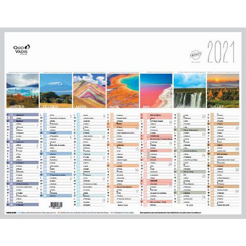 Calendrier Fantaisie 2021
