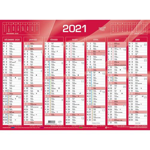  Calendrier  banque or 14 mois 43x33 5cm ann e 2022 Quo 