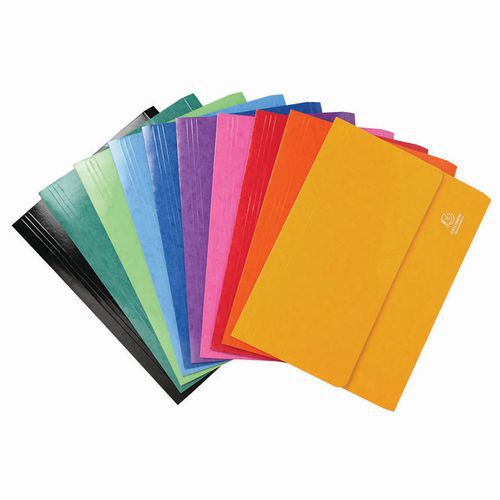 Lot De 25 Chemise Poche Iderama 265g A4-couleurs Assorties