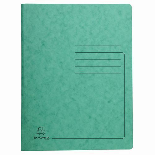 Chemises De Classement à Ressort Carte Lustrée - A4-vert