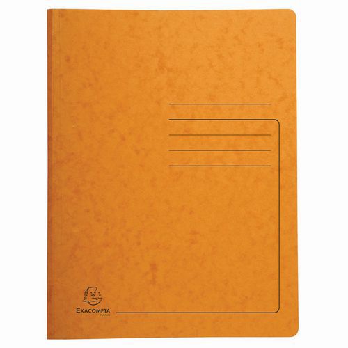 Chemises De Classement à Ressort Carte Lustrée - A4-orange