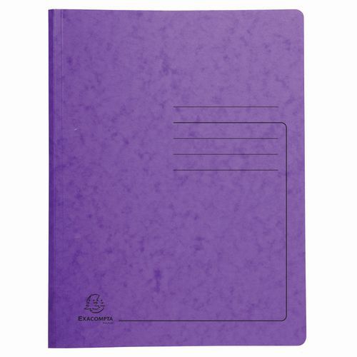 Chemises De Classement à Ressort Carte Lustrée - A4-violet