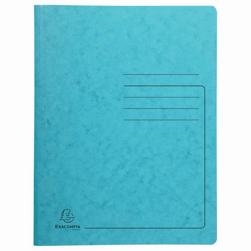 Chemises De Classement à Ressort Carte Lustrée A4-turquoise