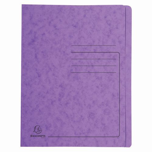 Chemises à Lamelle Carte Lustrée - A4-violet