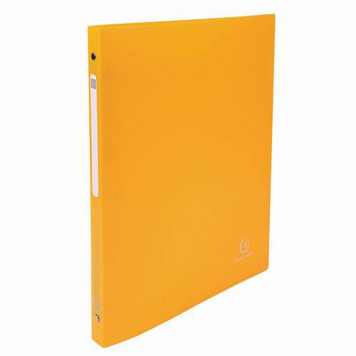 Classeur 4 Anneaux 15mm Polypropylène Opak - A4-jaune