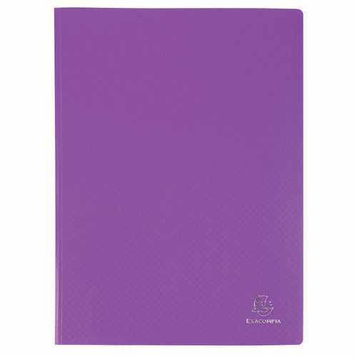 Protège-doc En Pp 5/10e Opak Poch. Cristal 60 Vues -violet