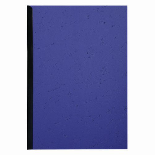 Paquet De 100 Couvertures Grain Cuir Pour Reliure A4-bleu
