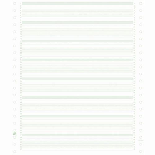 Lot De 2000 Feuilles De Listing Zoné Vert 1pli Bandes