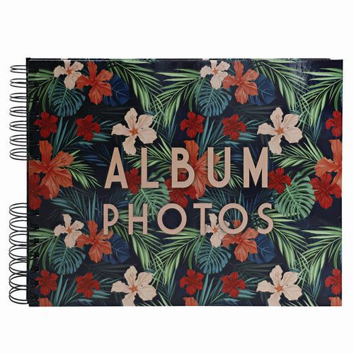 Album Photo à Spirales 50p Fo. 32x22cm Tropical-visuel
