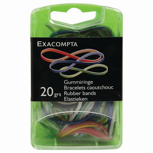 Boîte de bracelets en caoutchouc - Exacompta Boîte de bracelets en caoutchouc - Exacompta