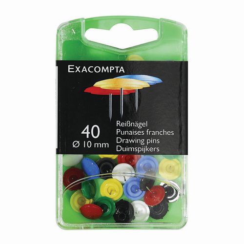 Boîte De 40 Punaises H De Pointe 7mm 10mm De Diam-assorties