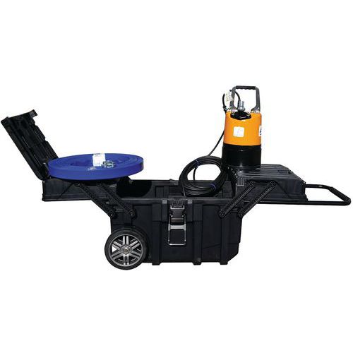 Tsurumi - Kit de pompage chantier LSCE1-4S - 480W 230V - Débit 170L/min - Refoulement 11m