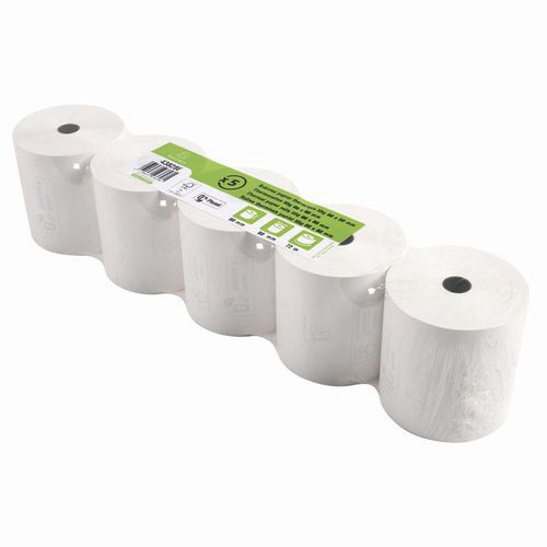 Lot De 20 Bobines Papier Pour Tickets De CB - Dimensions 57x40x12 Mm - Compatible Terminaux De Paiement