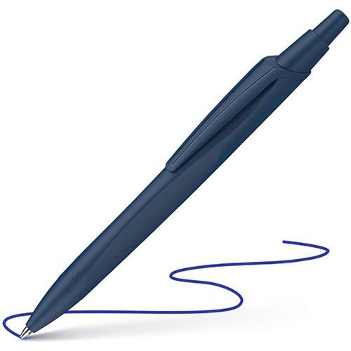Schneider - Stylo à bille Reco - Bleu - Encre bleue - Idéal télétravail