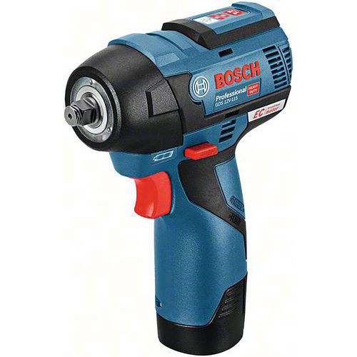 Bosch 1 Boulonneuse Ã€ Chocs Sans-fil Gds 12v-115 Solo Click&go, L-boxx