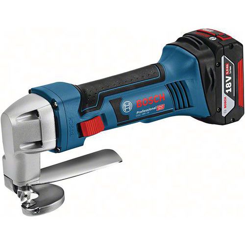 Cisaille à tôle GSC 18v-16 avec 2 batteries 5,0 ah L-Boxx Cisaille à tôle GSC 18v-16 avec 2 batteries 5,0 ah L-Boxx