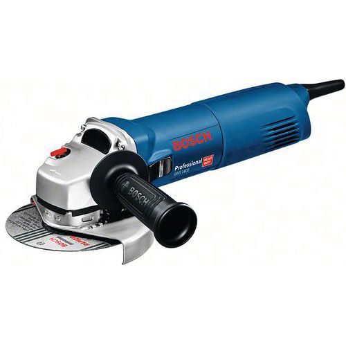 Bosch - Meuleuse d'angle GWS 1400 - Ø 125 mm - Puissante et Durable - Idéale pour la Coupe