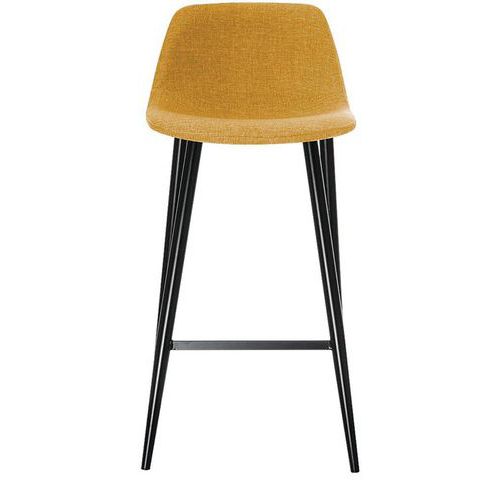 Tabourets Must Pied Noir Assise Safran