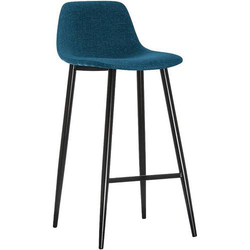 Tabourets Must Pied Noir Assise Bleue
