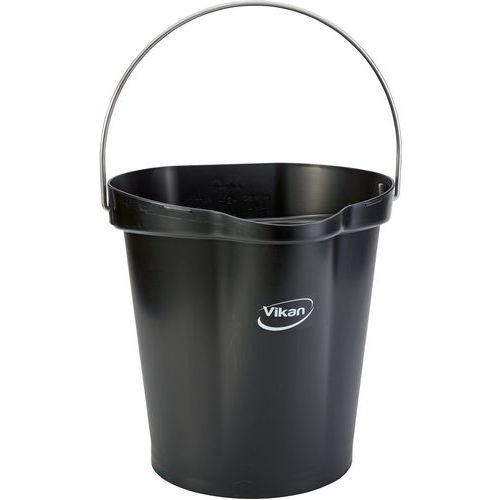 Seau Gradué Bec Verseur 12 L Noir