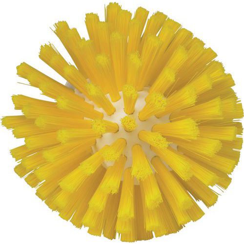 Brosse Ronde à Pas De Vis Ø135 Mm Medium Jaune