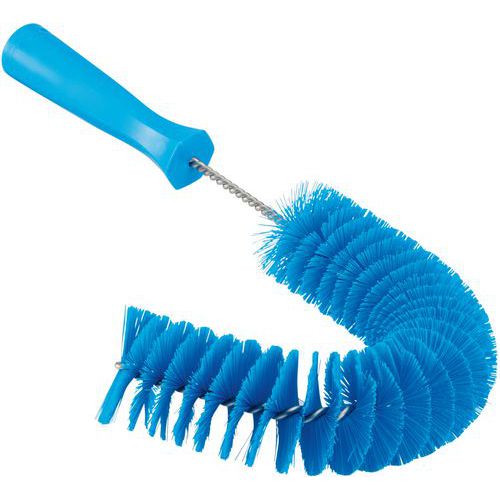 Brosse à Main Flexible Avec Pas De Vis Ø55 Mm 360 Mm Bleu