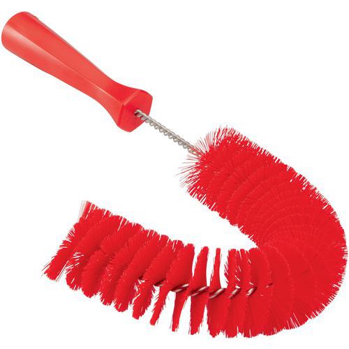 Brosse à Main Flexible Avec Pas De Vis Ø55 Mm 360 Mm Rouge