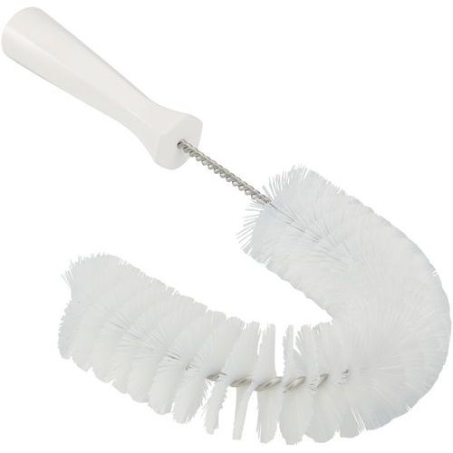 Brosse à Main Flexible Avec Pas De Vis Ø55 Mm 360 Mm Blanc