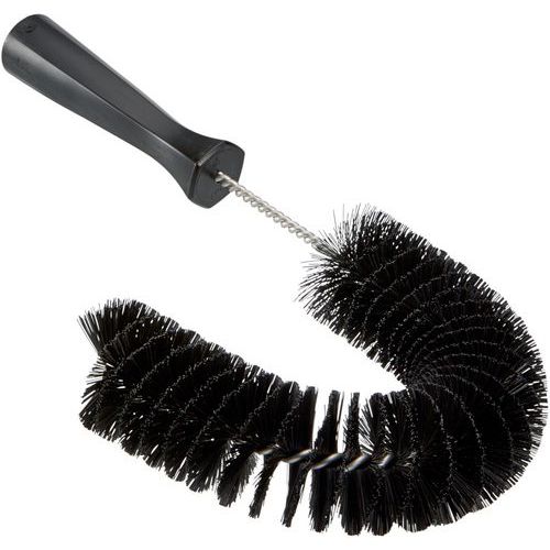 Brosse à Main Flexible Avec Pas De Vis Ø55 Mm 360 Mm Noir
