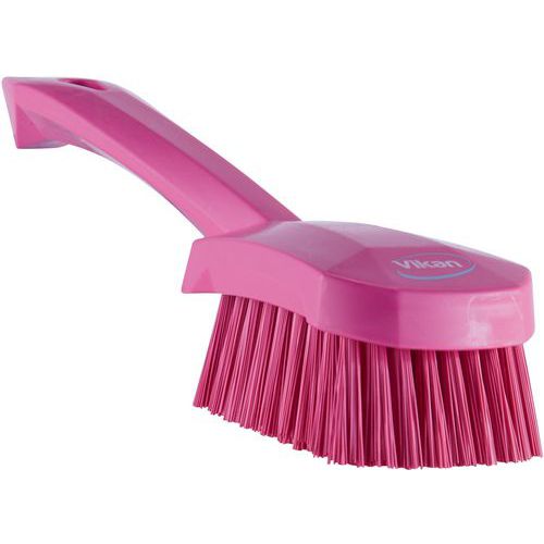 Brosse à Main Manche Court 270 Mm Dur Rose