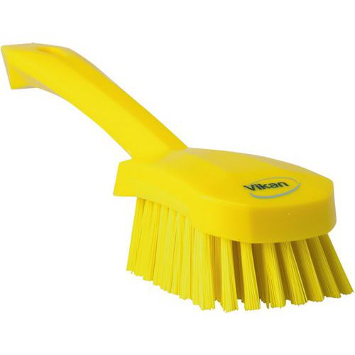 Brosse à Main Manche Court 270 Mm Dur Jaune