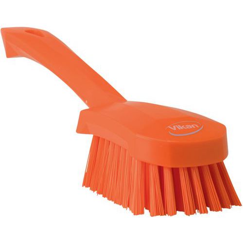 Brosse à Main Manche Court 270 Mm Dur Orange