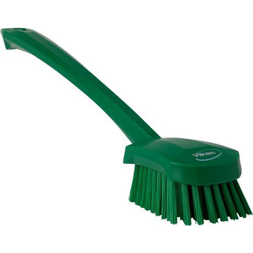 Brosse à Main Manche Long 415 Mm Dur Vert