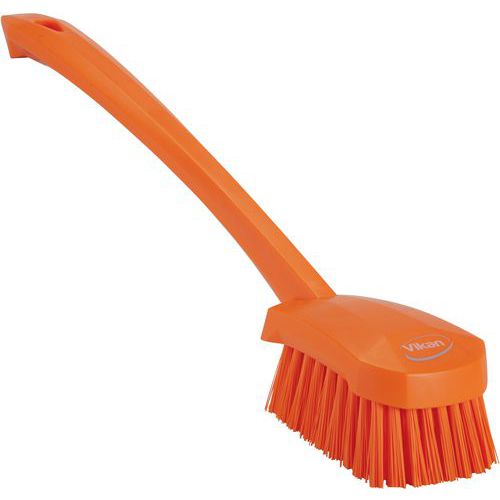 Brosse à Main Manche Long 415 Mm Dur Orange