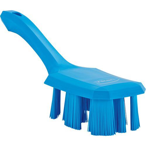 Ust Brosse à Main Manche Court 260 Mm Dur Bleu