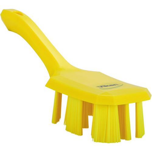 Ust Brosse à Main Manche Court 260 Mm Dur Jaune