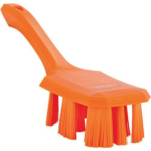 Ust Brosse à Main Manche Court 260 Mm Dur Orange