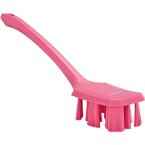 Ust Brosse à Main Manche Long 395 Mm Dur Rose