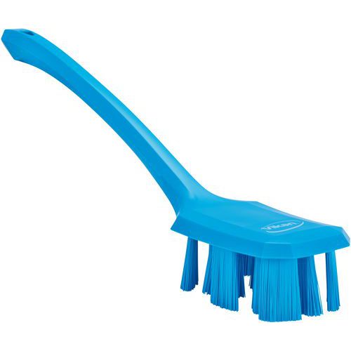 Ust Brosse à Main Manche Long 395 Mm Dur Bleu
