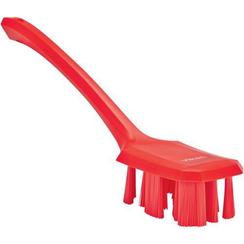 Ust Brosse à Main Manche Long 395 Mm Dur Rouge