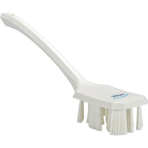 Ust Brosse à Main Manche Long 395 Mm Dur Blanc