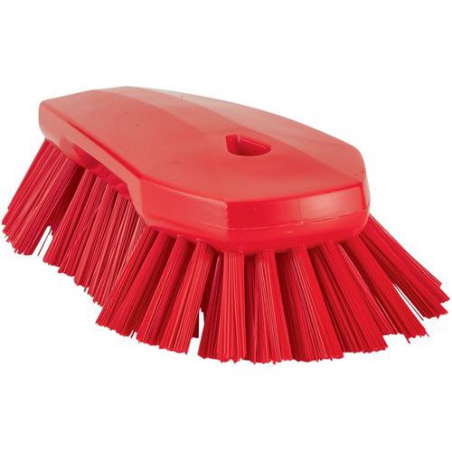 Brosse Papillon à Main Xl 240 Mm Très Dur Rouge