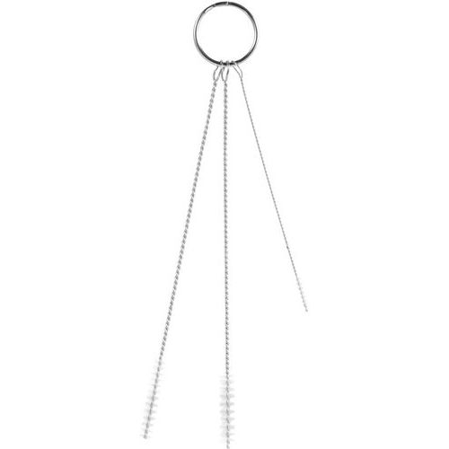 Ensemble De 3 Brosses Ø2 Ø5 Ø6 Mm Souple Blanc