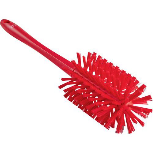 Brosse Cylindrique Avec Manche Moulé Ø90 Mm Rouge