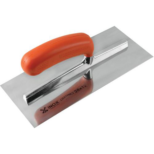 Lot de 3 - Platoir Manche Plastique Lame Acier Courbe - 28x12cm