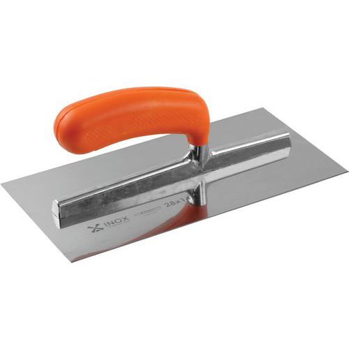 Mondelin - Platoir Inox Biseauté - 28x12cm - Lame Inox Robuste - Outillage Spécialisé