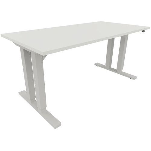 Bureau Réglable Heavy Duty Double - 1730 Mm - Blanc