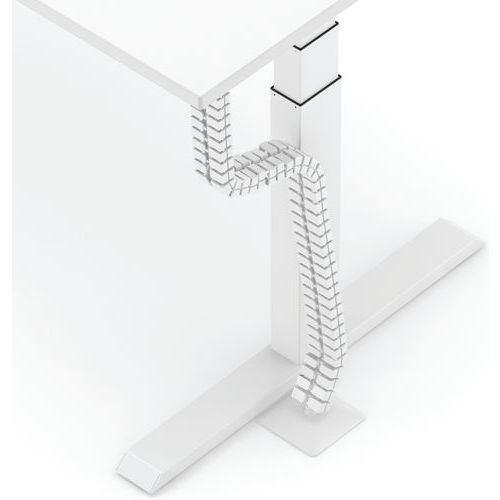 Actiforce - Chaîne de câbles Slim Blanc - 37 cm - Polypropylène - Organisez vos câbles