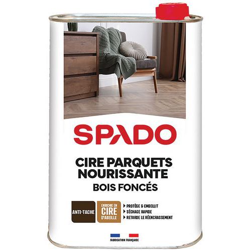 Lot de 6 - Cire Nourrissante Parquets Bois Foncés