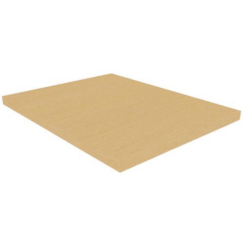 Top Pour Caisson Métal 2 Ou 3 Tiroirs 42 X 535 Cm Cm Hêtre
